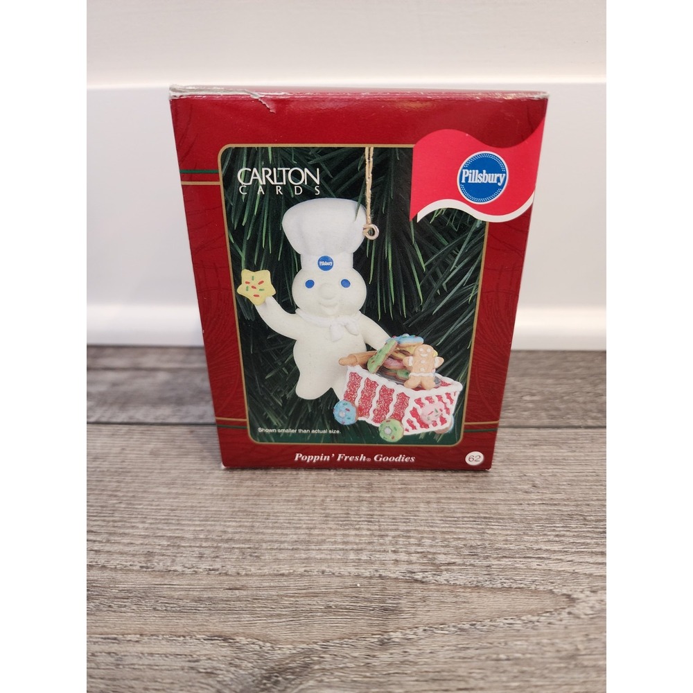 Poppin' Fresh Goodies Carlton Cards Ornament 1999 Pillsbury Doughboy Heirloom